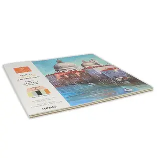 Pan Art Canvas verfblok multikleur 30x30cm - 10 vellen