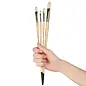 Pan Art Penselenset nat. haar nr. 2-8 - olie -