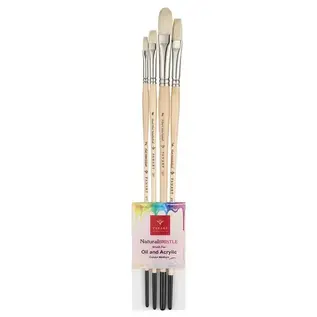 Pan Art Penselenset nat. haar nr. 2-8 - olie -