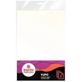Pentart Yupo Papier A4 5 Vellen