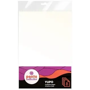 Pentart Yupo Papier A4 5 Vellen