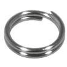 Edelstaal splijtring, 8 mm ø, 20 stuks, platina