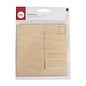 Houten Postkaart, 14,8x14,8x0,3cm, 2st.