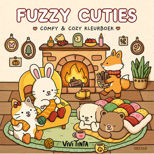 Fuzzy Cuties Cute & Comfy kleurboek Vivi Tinta