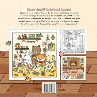 Fuzzy Cuties Cute & Comfy kleurboek Vivi Tinta