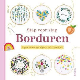 Borduren stap voor stap : hippe en eenvoudige borduurwerkjes