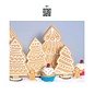 3 houten silhouetten dennenboom