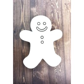 Houten vorm Gingerbread man