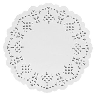 20 papieren kleedjes 14 cm