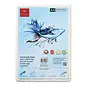 Pan Art Deckle-edge papier egaal 22x30cm aquarel - 10p - 350 gram/m2