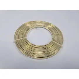 ALUMINIUMDRAAD FLAT 5MMX10MX1MM GOUD