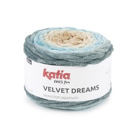 VELVET DREAMS 108 - Blauw-Beige bad 91200