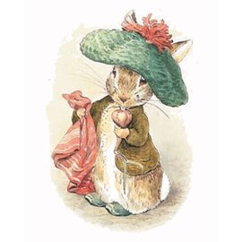 Sjabloon Benjamin Bunny - Beatrix Potter
