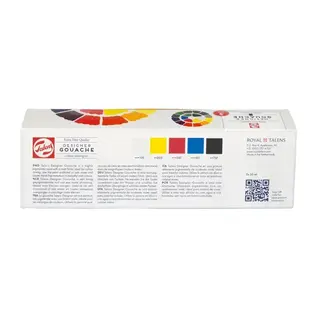 Talens Gouache Extra Fijn set | 5 x 50 ml flacons