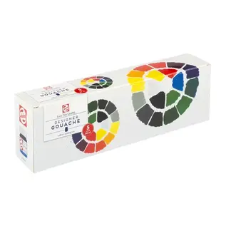 Talens Gouache Extra Fijn set | 5 x 50 ml flacons