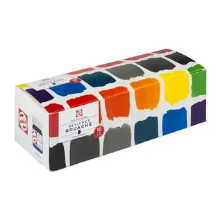 Talens Gouache Extra Fijn set | 10 x 16 ml flacons