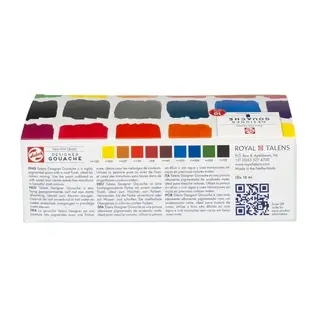 Talens Gouache Extra Fijn set | 10 x 16 ml flacons