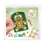 Pixel Medaillion startset - Peperkoek mannetje
