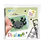 Pixel Medaillion startset - Axolotl - grijs