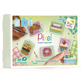 Pixel -Thema doos sleutelhanger - Snacks -