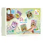 Pixel -Thema doos sleutelhanger - Kawaii Huisdieren -