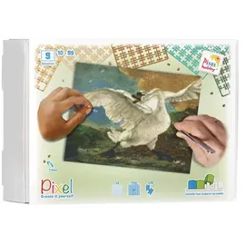 Pixel Kit 9 basisplaten en ± 170 pixelmatjes - De bedreigde zwaan - Asselijn