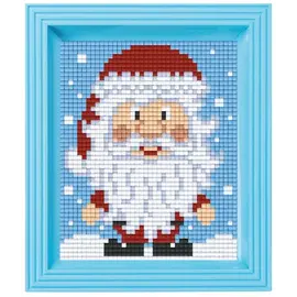 Pixelpakket Grappige Kerstman met 18 pixelmatjes