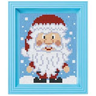 Pixelpakket Grappige Kerstman met 18 pixelmatjes