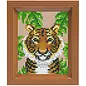 Pixelpakket Tijger in jungle met 24 pixelmatjes