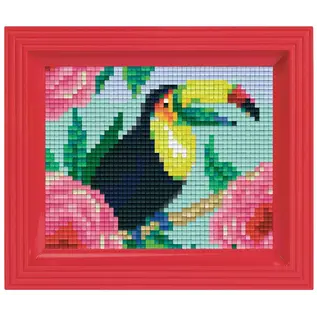 Pixelhobby pakket met 30 matjes/toekan