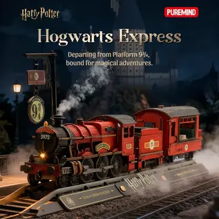 3D Modelbouwpakket Harry Potter - Trein - Hogwarts Express, 1612, 50 x 19,75 x 10,75 cm