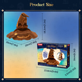 Harry Potter - 3D Modelbouw, Talking Sorting Hat, 1632, 20 x 18,2 x 20 cm