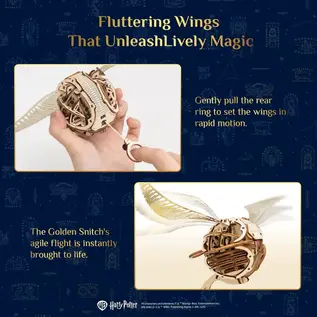 Harry Potter - 3D Modelbouw, Golden Snitch, 1631, 26,6 x 9,3 x 16,5 cm