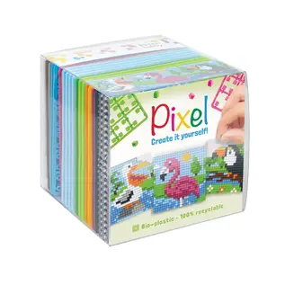 Pixelpakket 3-pack - Tropische vogels II