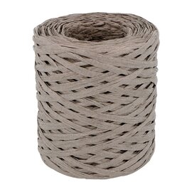 Grijs raffia garen 100 gr