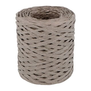 Grijs raffia garen 100 gr