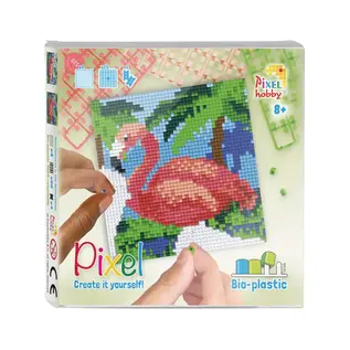 Pixelpakket set - Flamingo