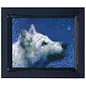 Pixelpakket met kader Wolf met 37 pixelmatjes