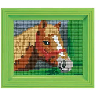 Pixelpakket met kader Paard
