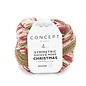 SYMMETRIC SOCKS & MORE - CHRISTMAS 202 - Beige-Rood-Wit bad 92210