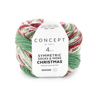 SYMMETRIC SOCKS & MORE - CHRISTMAS 102 - Groen-Rood-Wit bad 92207