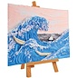 Okto Sensory Art 3D Schilderen - Meesterwerk - Grote Golf In Kanagawa, Katsushika Hokusai