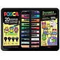 POSCA - METALEN KOFFER MET 20 POSCA STIFTEN - STREET KAWAI