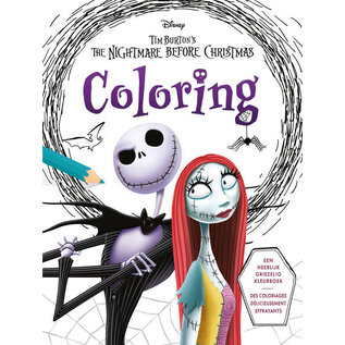 Disney Coloring Tim Burton's The Nightmare before Christmas