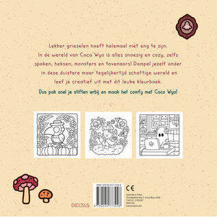 Spooky Cutie Cute & Cozy kleurboek Coco Wyo