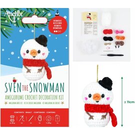 Amigurumi-haakpakket 'Sven the Snowman'