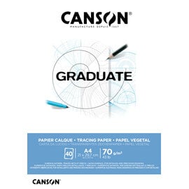 Canson Blok gesatineerd kalkpapier A4 70g/m² 40 vellen
