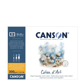 Canson - Coton d'Art  Aquarelpapier  300g/m² - 23x31cm