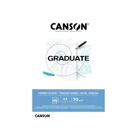 Canson - Graduate - Tracing Paper Pad Satin kalkpapier A3 70G