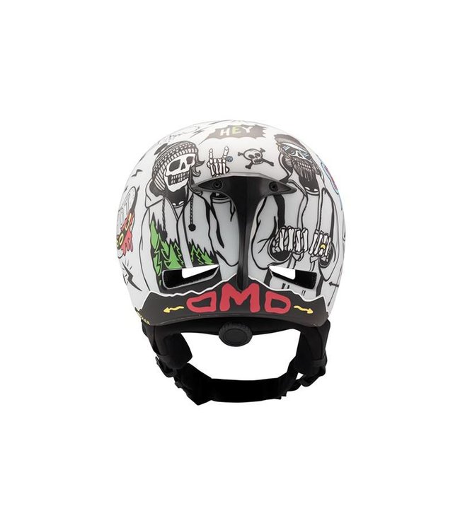 DMD Calaveras - Casco de esquí en molde blanco